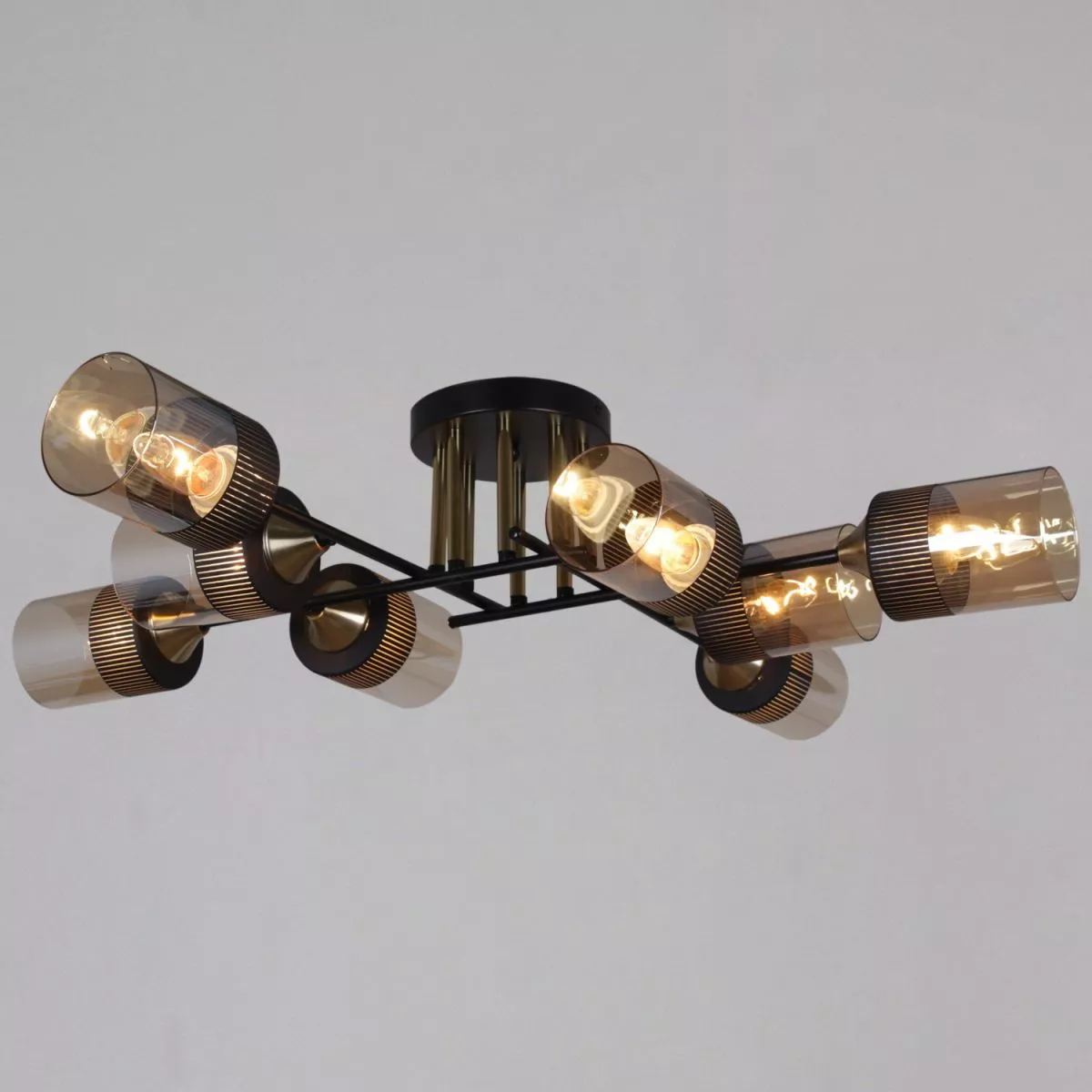 

Потолочная люстра Reluce 48460-0.3-08 BK+COPPER