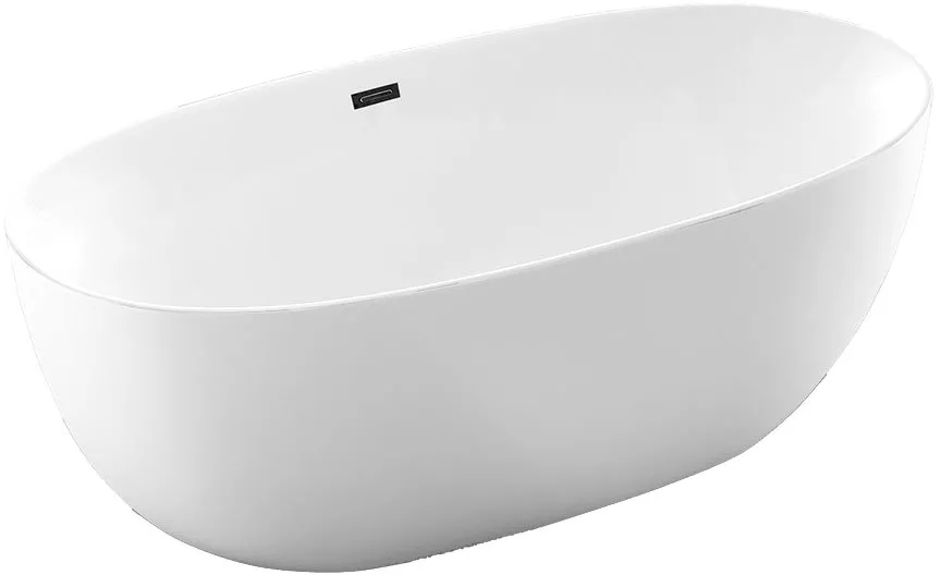 

Акриловая ванна Vincea VBT-405-1700MW 170x80 см, отдельностоящая, белая матовая, овальная, с каркасом, со сливом-переливом