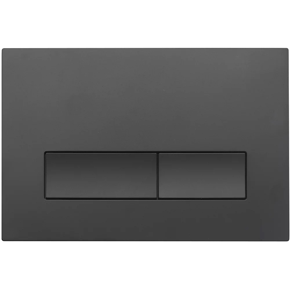 

Кнопка смыва для унитаза Veconi Flush V1 пластик, цвет матовый черный