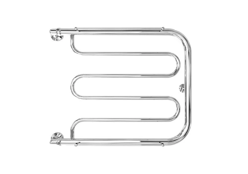 

Полотенцесушитель Двин D 60/60 1"-1/2" С полкой Водяной К0, Полированный (4627086011797)