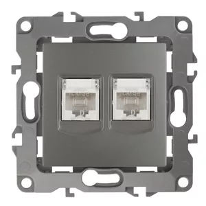 

Розетка информационная двойная 2XRJ45 Эра 12-3108-12 Б0019354
