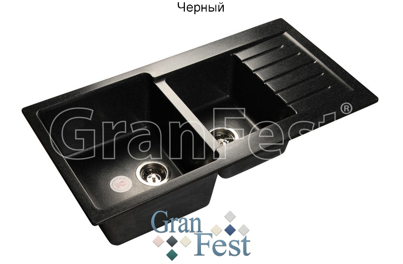 

Мойка из мрамора GRANFEST PRACTIC (P-980 KL чер)