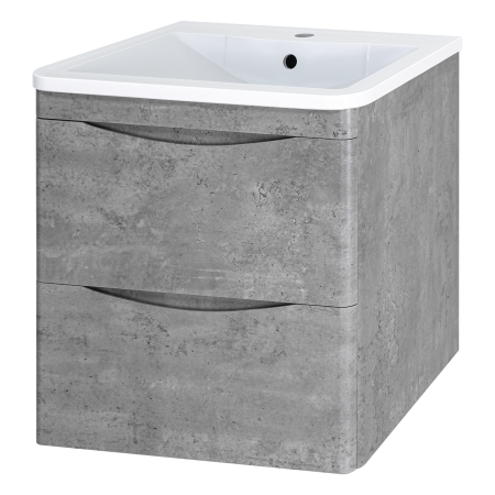 

Тумба под раковину Misty Атлантик 60 серая матовая