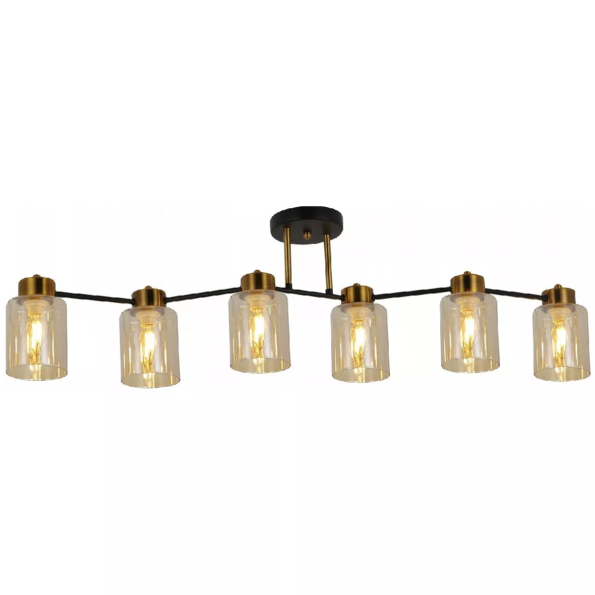 

Потолочная люстра Illumico IL6111-6COU-79 BK GD Qui