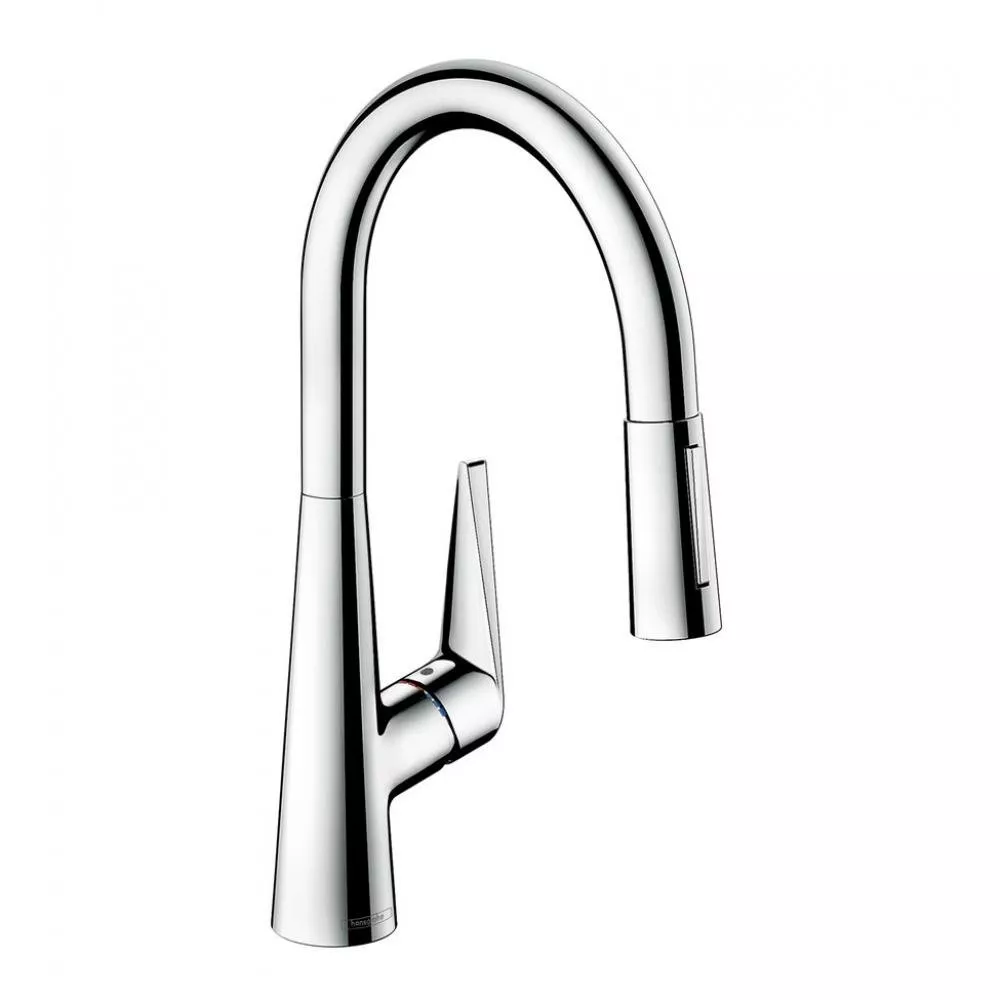 

Кухонный смеситель однорычажный, 200, с вытяжным душем, 2jet Hansgrohe 73851000