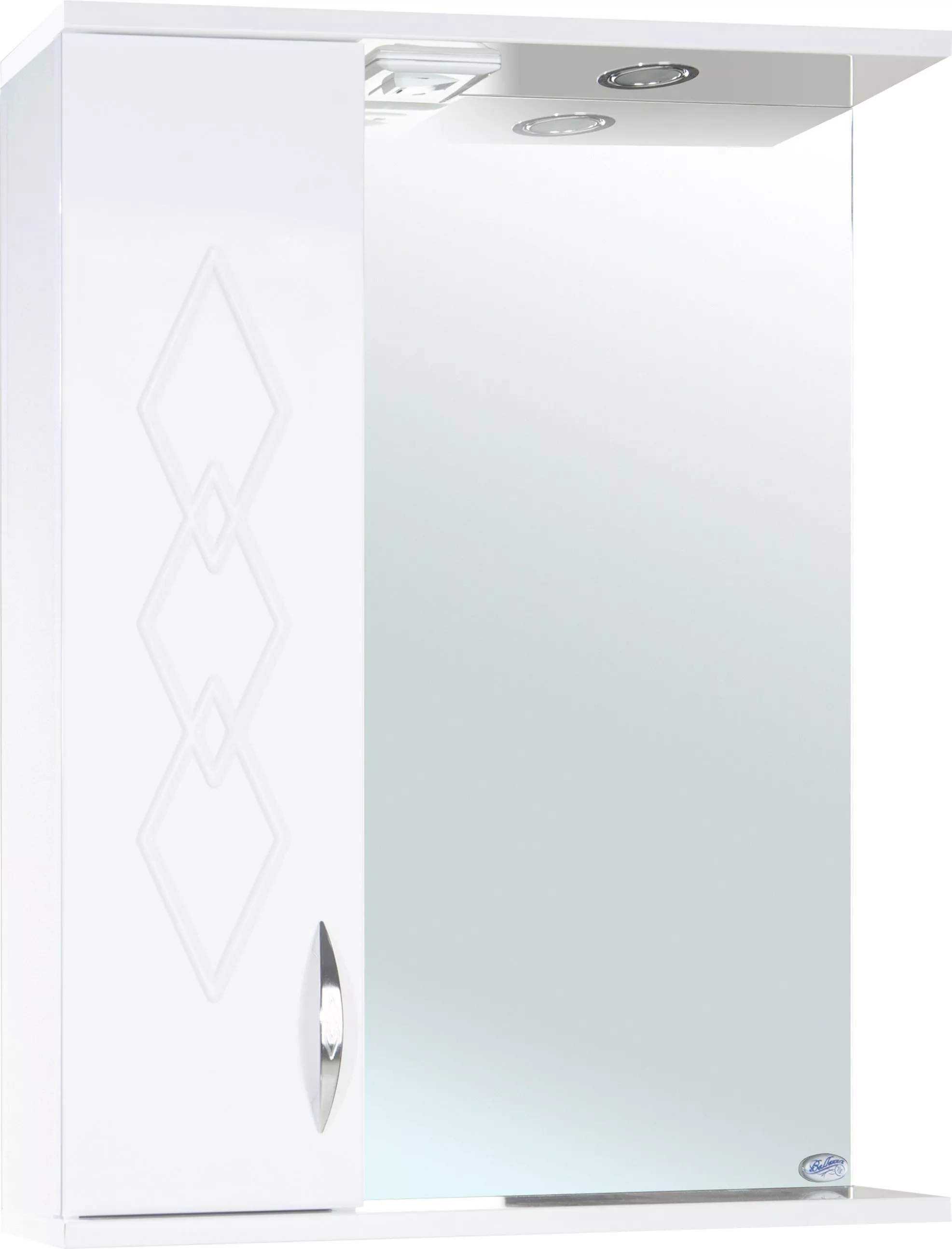 Зеркало-шкаф Bellezza Элеганс 65 L, размер 65, цвет белый 4618610522018 - фото 1