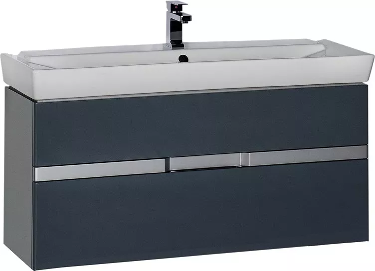 

Тумба с раковиной Aquanet Виго 120 сине-серая, Серый