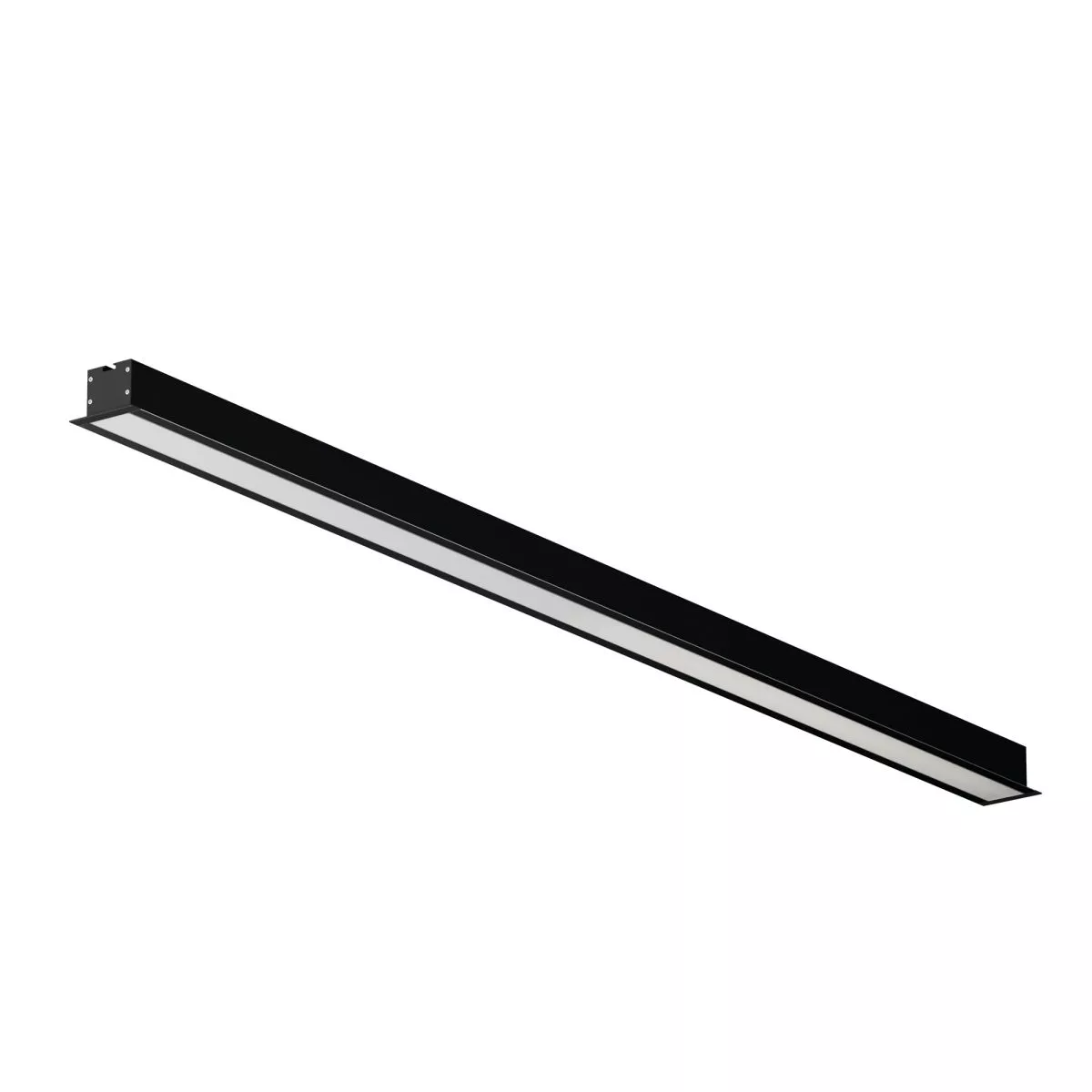 Линейный встраиваемый светильник Maytoni Technical 3000K 50x35 (Черный, 1 м) LL313011