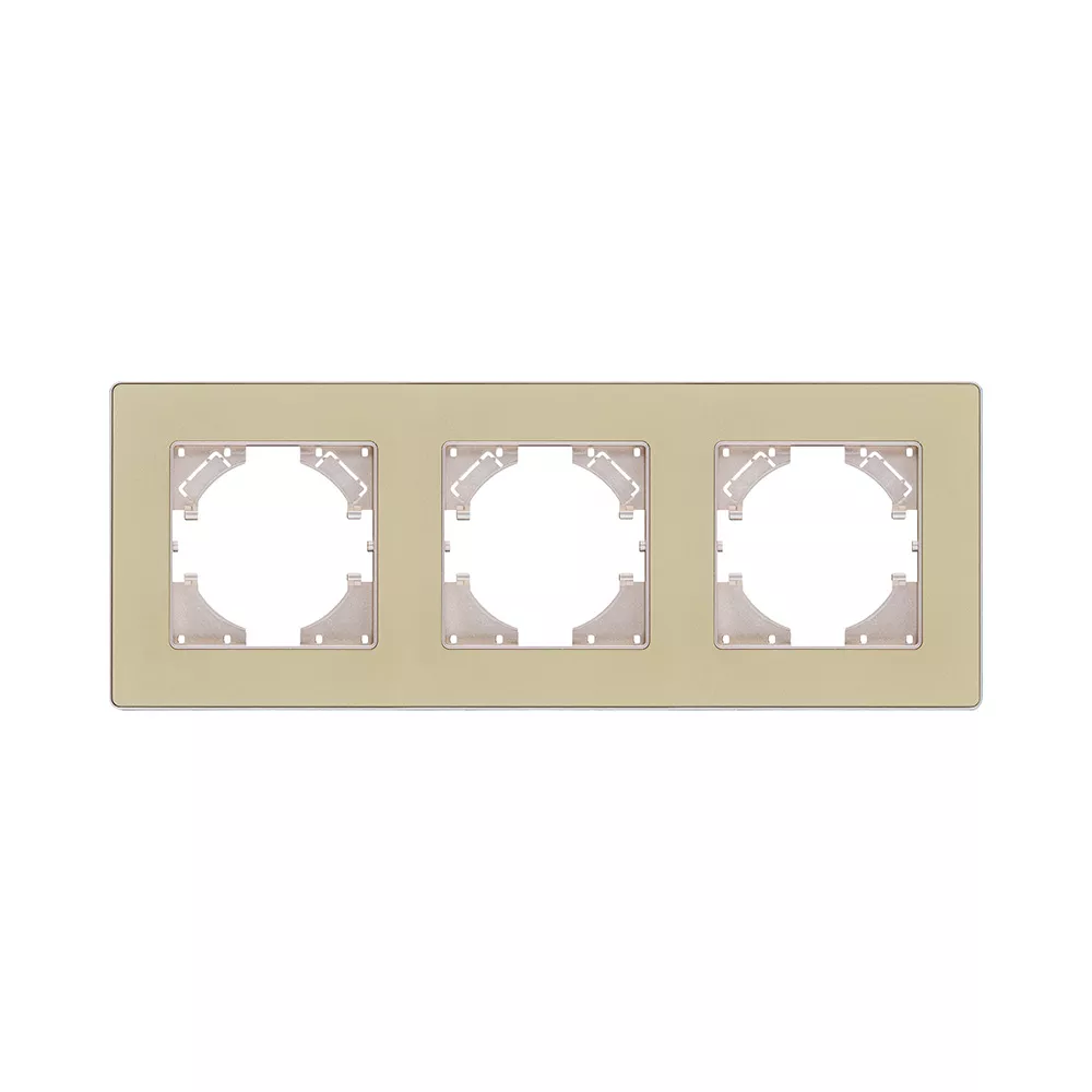 Рамка 3-постовая, золотой Kollinger Eleganz Acryl EA3GD