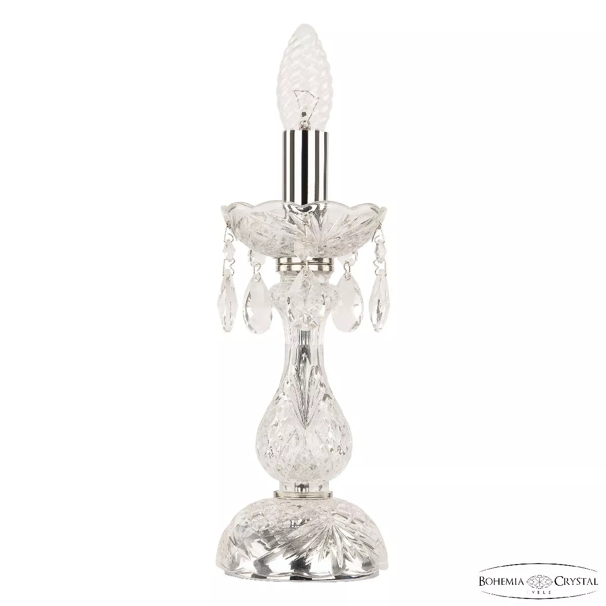 

Настольная лампа Bohemia Ivele Crystal 105L/1-27 Ni