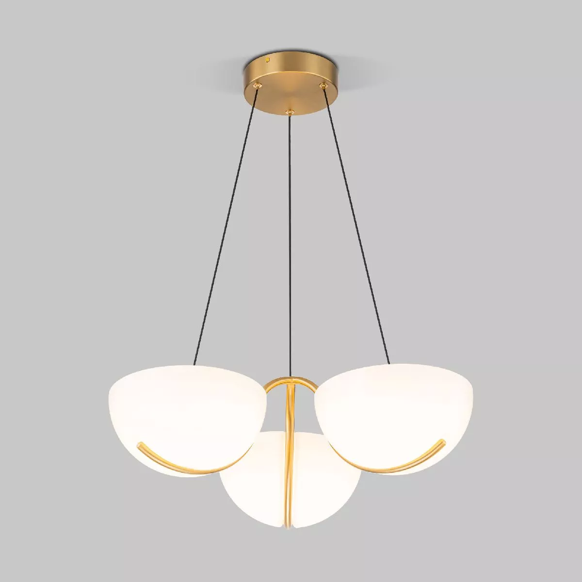 

Подвесная люстра Eurosvet Emisfero 50083/3 LED золото a069300