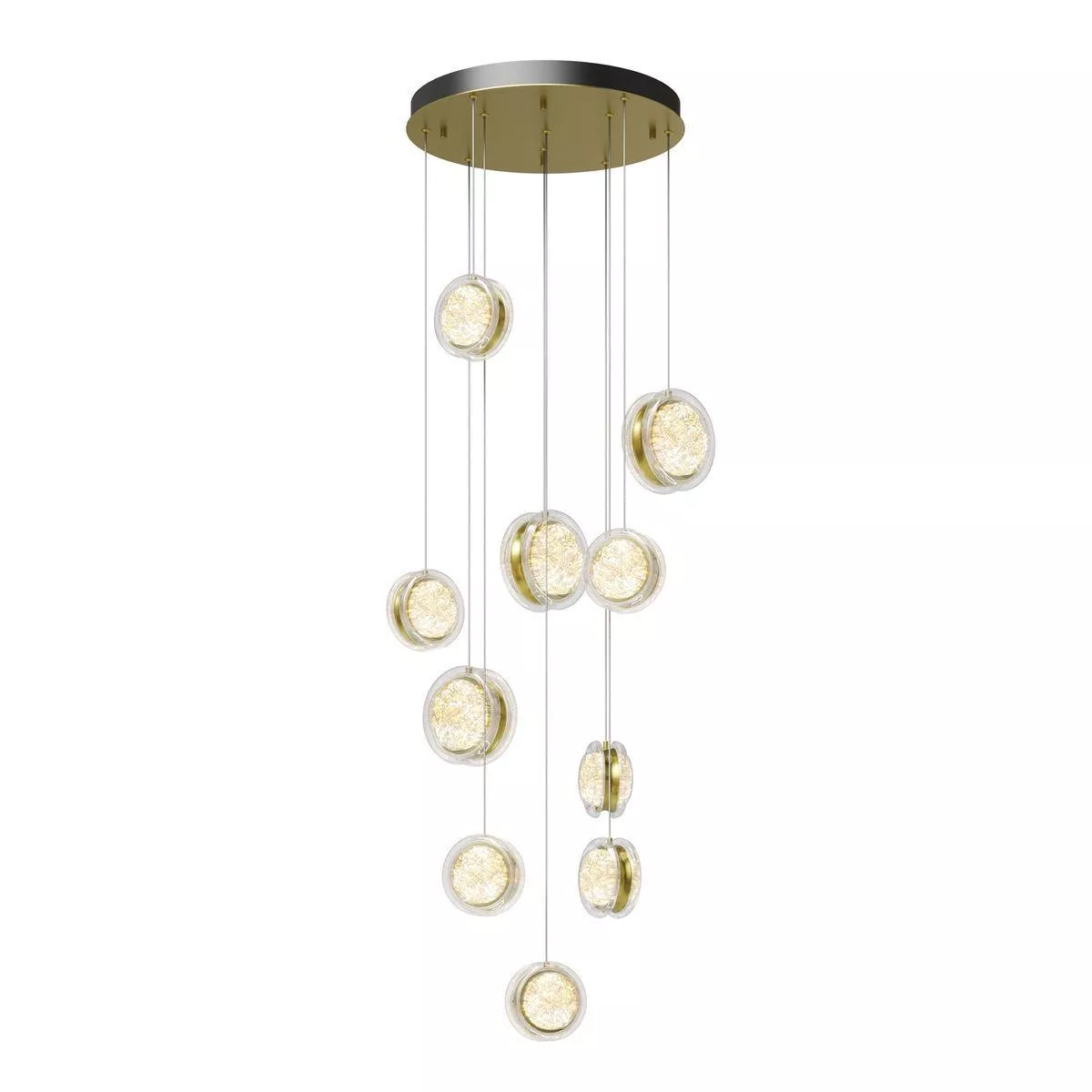

Подвесная светодиодная люстра Maytoni Pharao MOD361PL-L41BS3K