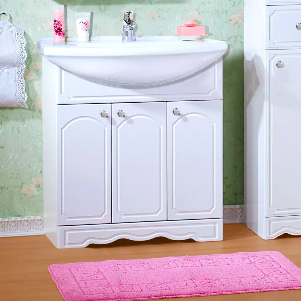 

Тумба для комплекта Бриклаер Лючия 80 белый глянец