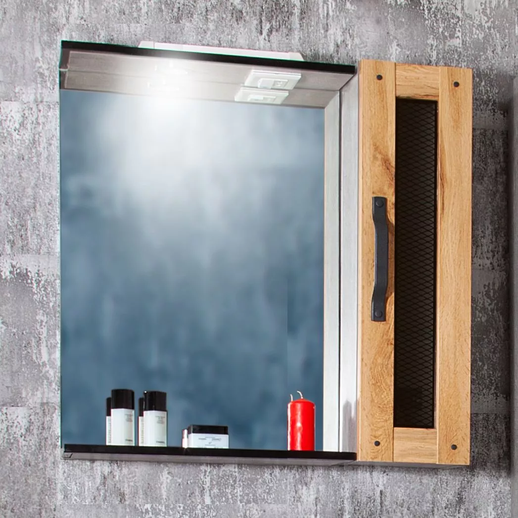 

Зеркало-шкаф Бриклаер Лофт 65