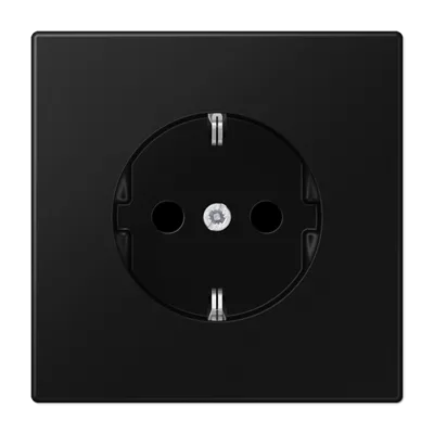

Розетка 2K+З со шторками Jung LS1520KISWM