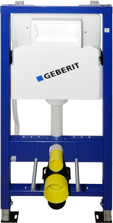 Купить Система инсталляции для унитазов Geberit Duofix UP100 458.103.00.1, монтажная рама, белый, металл