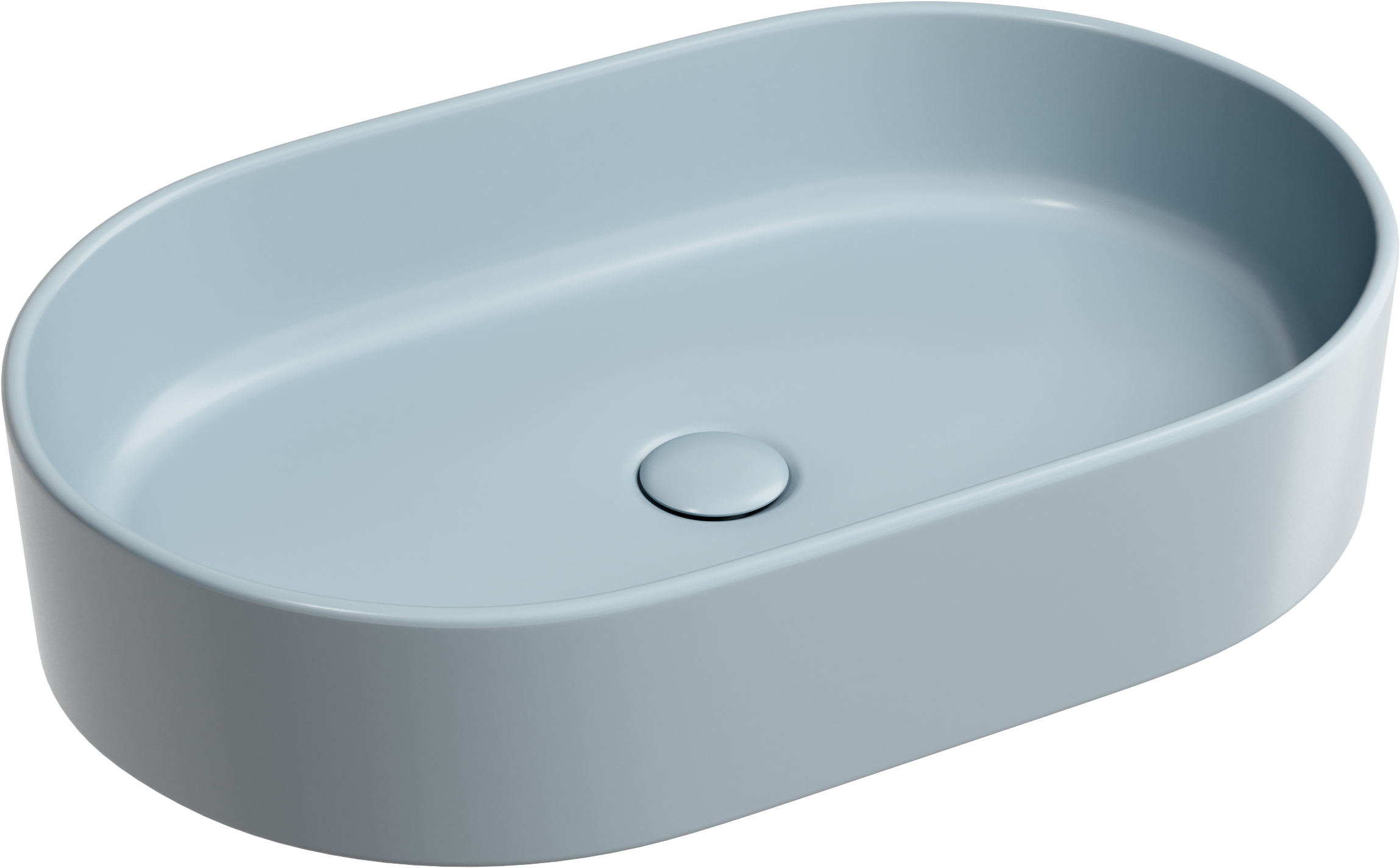 

Накладная раковина Ceramicanova Element CN6048MHL серо-голубая матовая