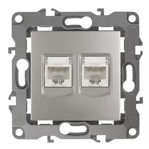 

Розетка информационная двойная 2XRJ45 Эра 12-3108-15 Б0019357