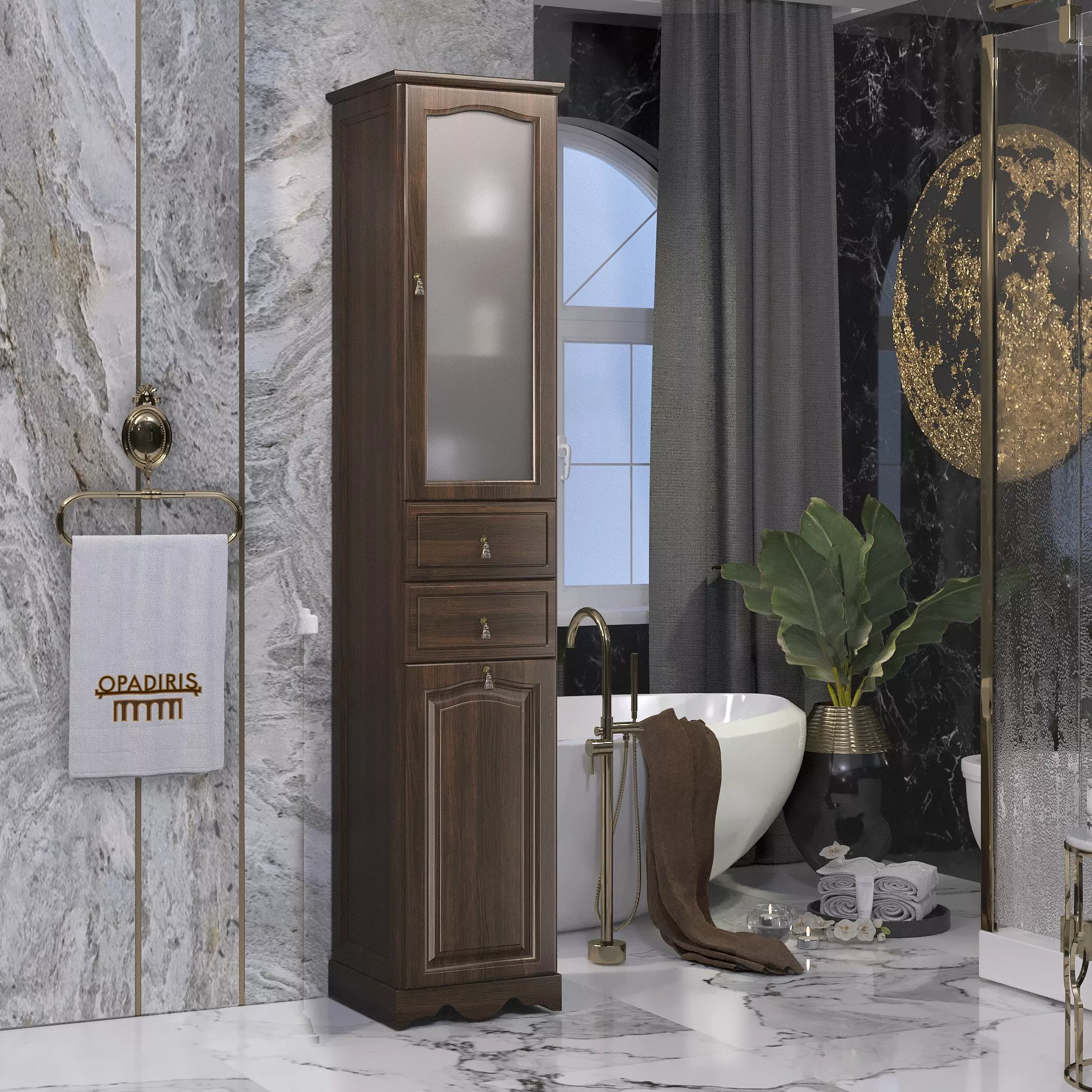 

Шкаф-пенал Opadiris Риспекто 40 R нагал