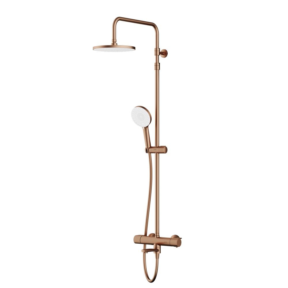 

Душевая стойка AM.PM X-Joy F0785A544 розовое золото