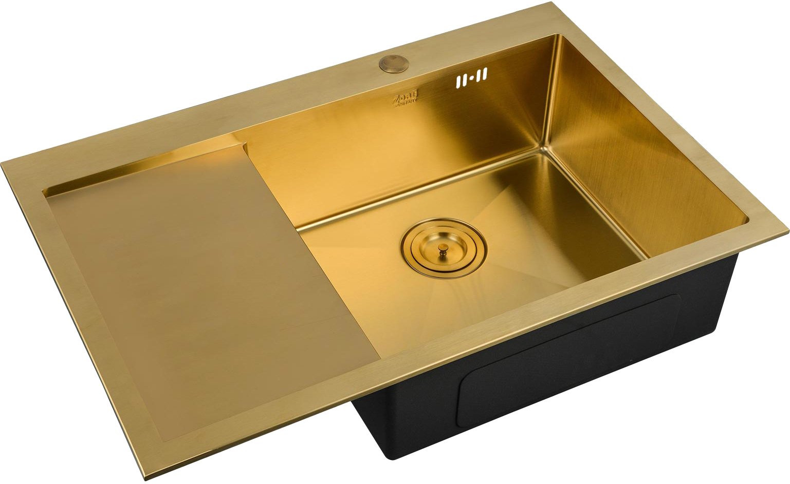 Купить Мойка кухонная Zorg Inox Pvd SZR-7851-R Bronze, бронза, нержавеющая сталь