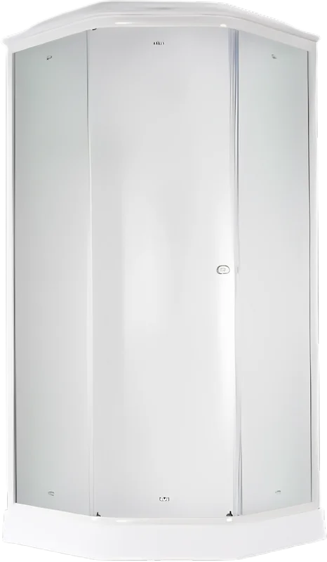   Santehnika Room Душевая кабина Parly Penta 90x90 P911F профиль белый, стекло матовое