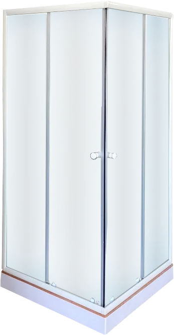 

Душевой уголок Parly 80x80 ZFQ81 с поддоном, профиль хром, стекло матовое