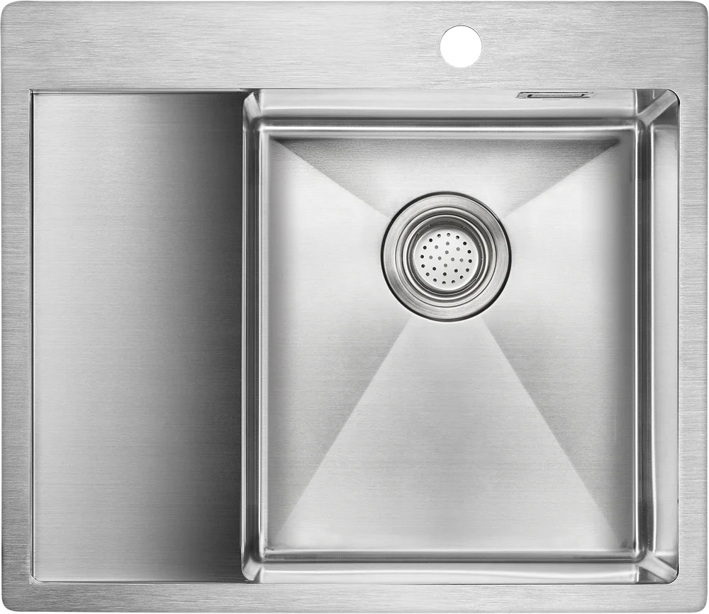 

Мойка кухонная Paulmark Alster 59 R брашированная сталь
