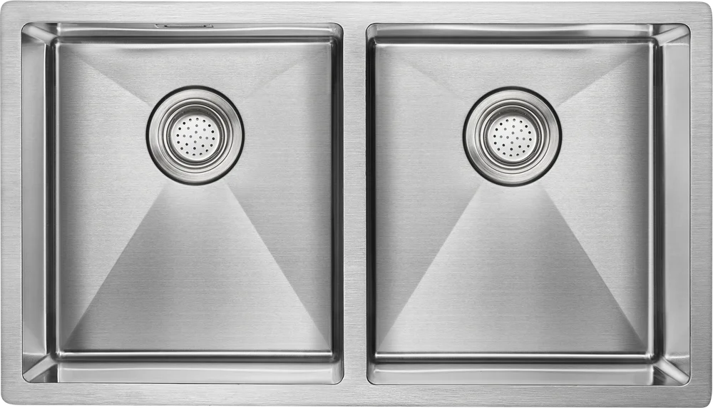 

Мойка кухонная Paulmark Dopplet 78 брашированная сталь