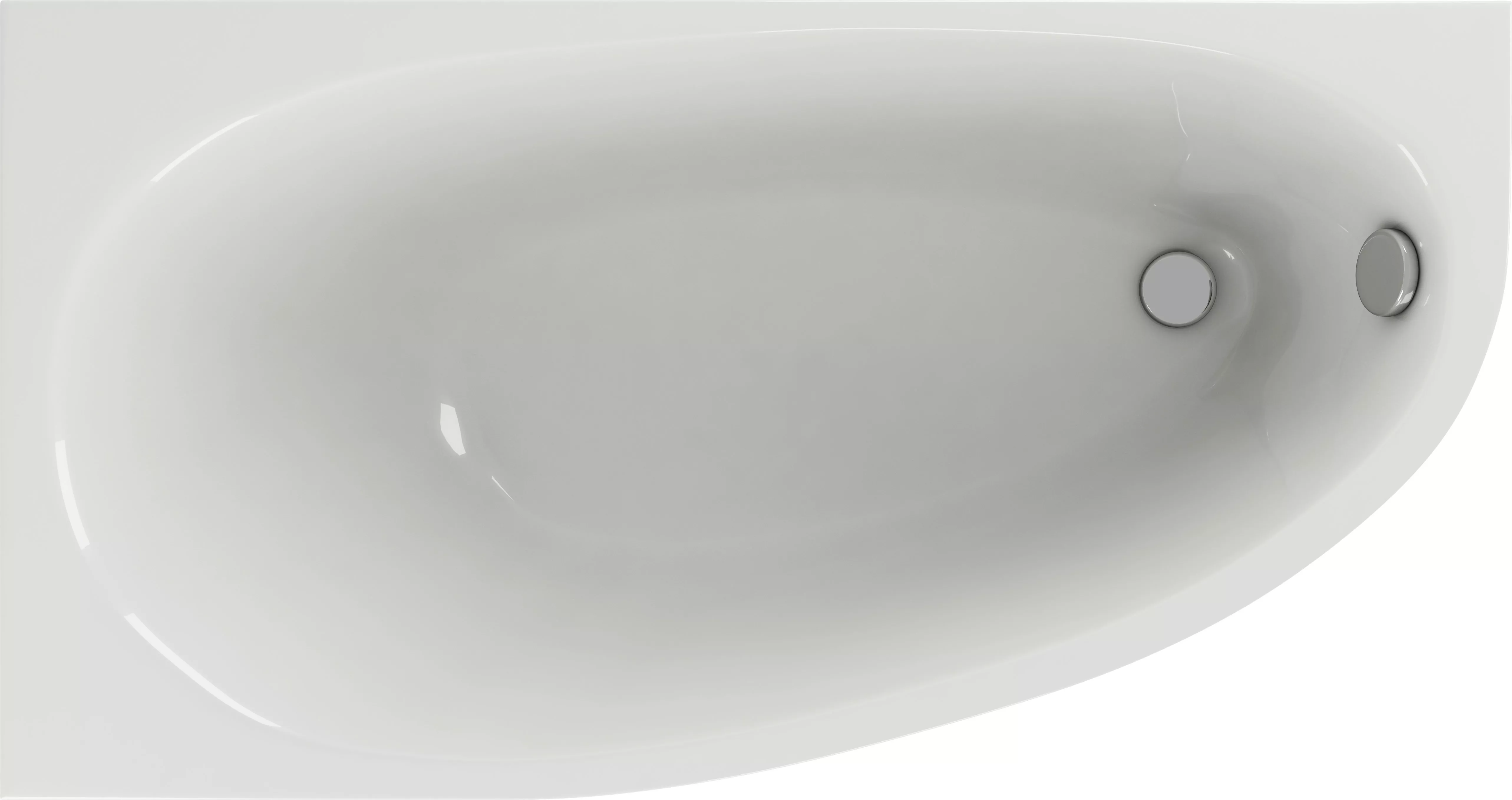 

Акриловая ванна Акватек Дива 170x90 L, Белый