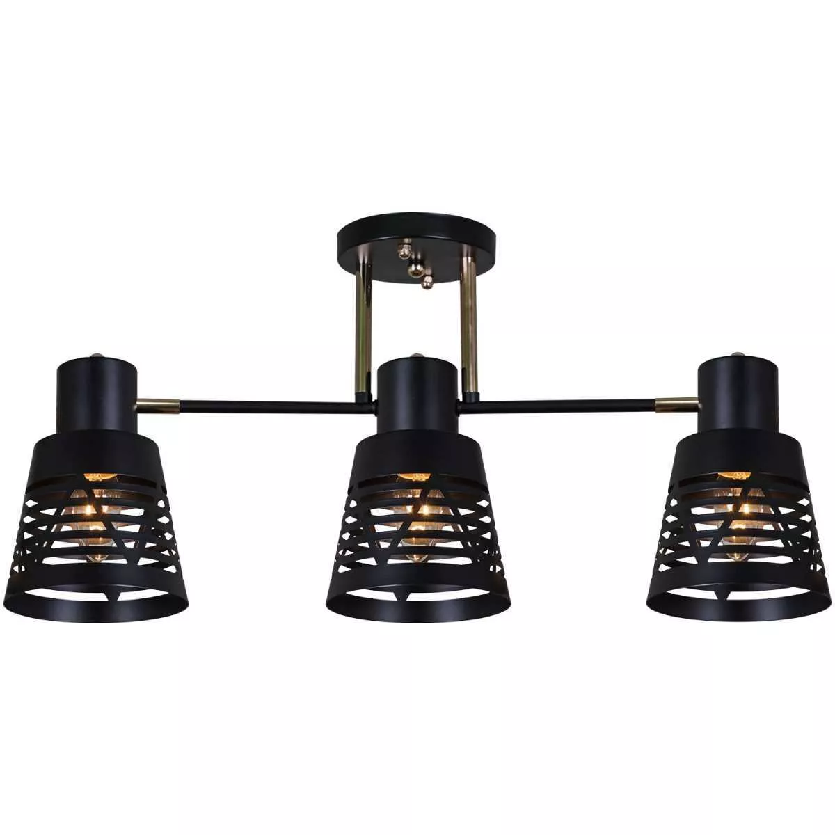 

Люстра Reluce 06074-3.3-03 BK+FG