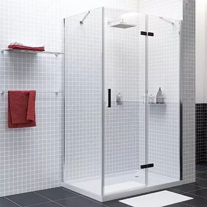 

Душевой уголок Wasserkraft Aller Black 10H07RB 120x90 см