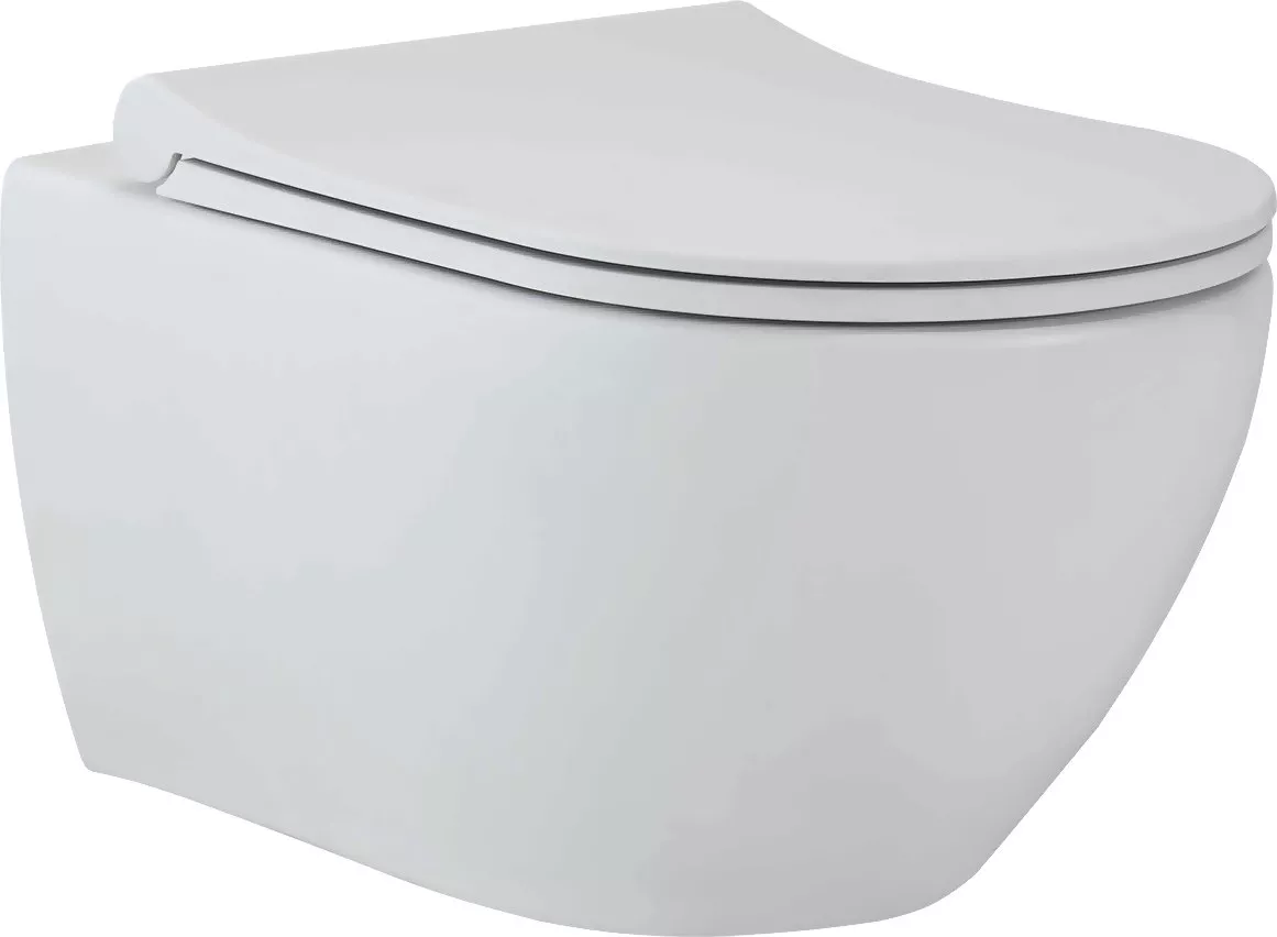 

Подвесной унитаз beWash Bogen 88303214 белый матовый с сиденьем микролифт