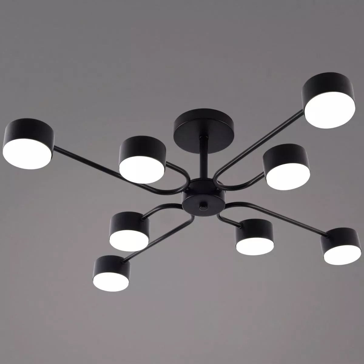 

Люстра на штанге Reluce 03708-0.3-08 BK GX53