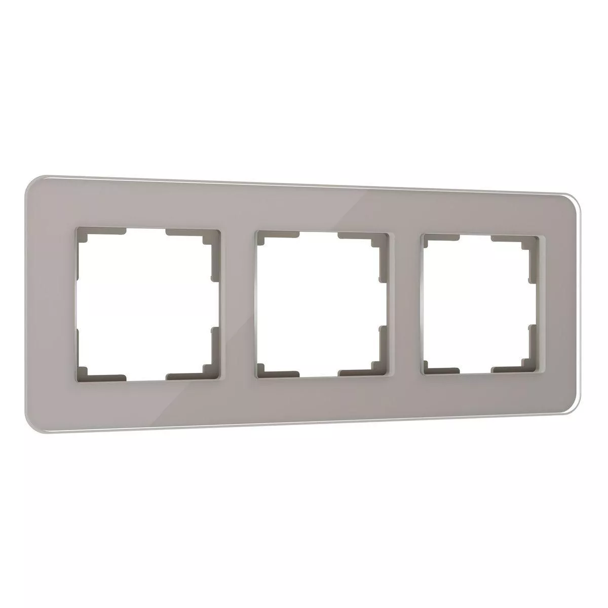 

Рамка Werkel Elite на 3 поста дымчатый W0032417 4690389180750