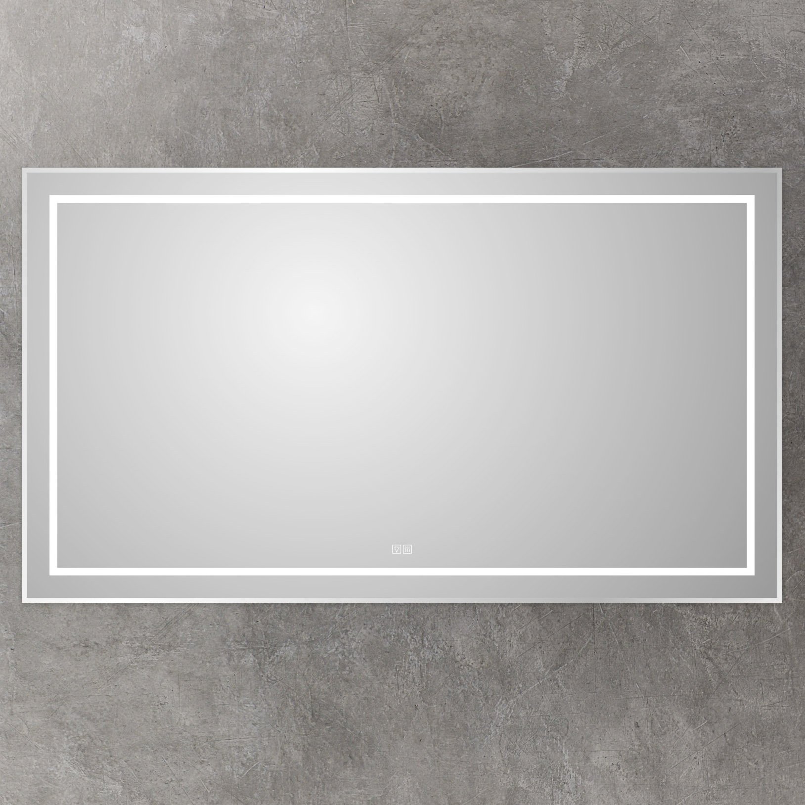 

Зеркало BelBagno Kraft 80x140, с подсветкой, с подогревом, сатин