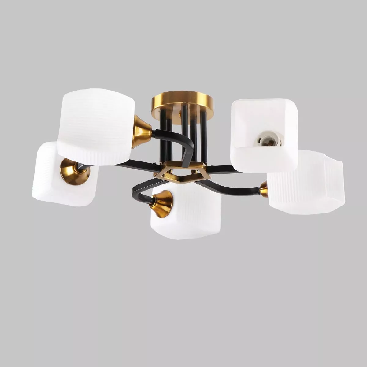 

Потолочная люстра IMEX MD.52009-5-S-BK+GAB