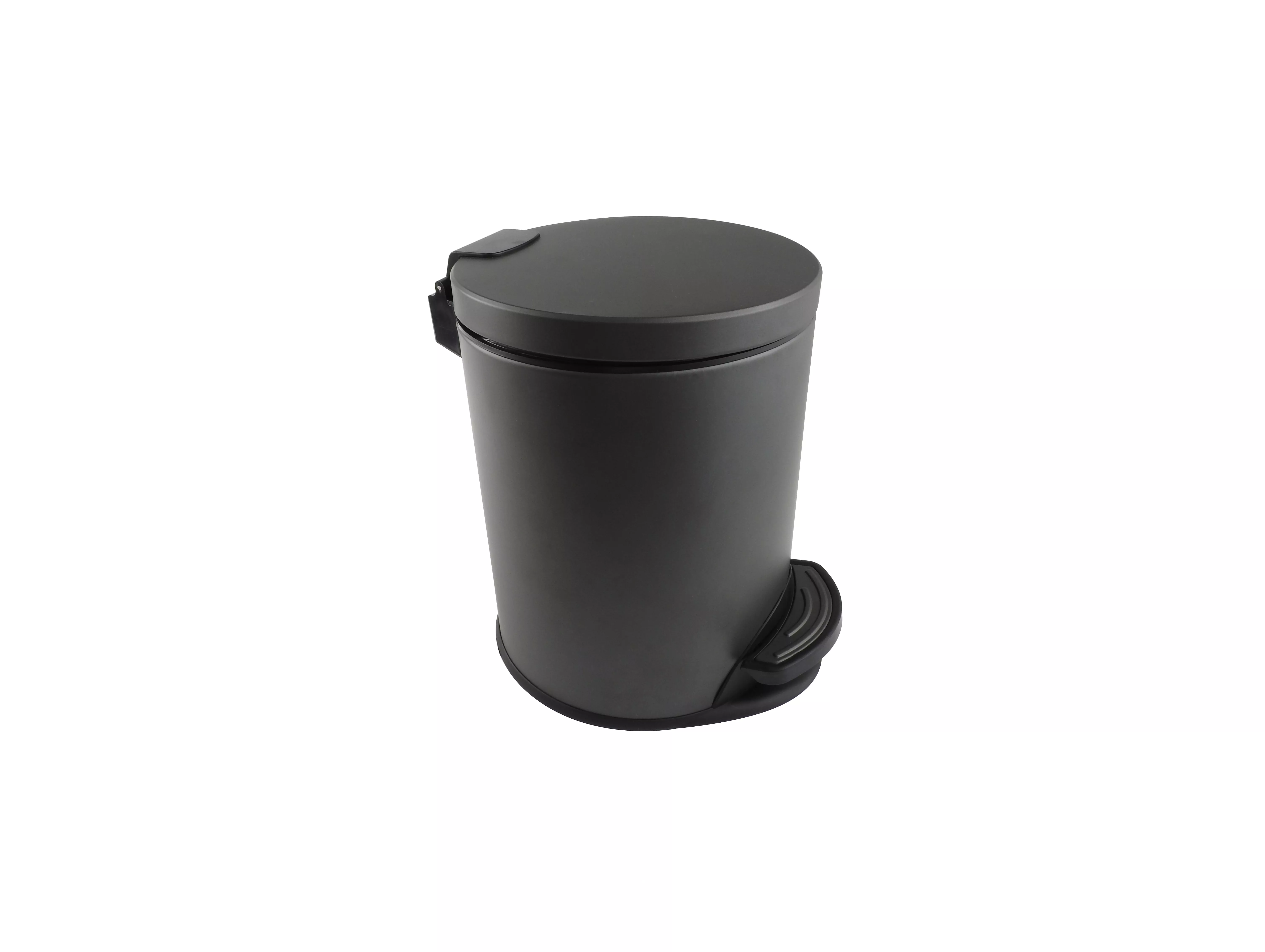 

Корзина для мусора AQUATEK AQ4016MB, с педалью 3л, матовый черный
