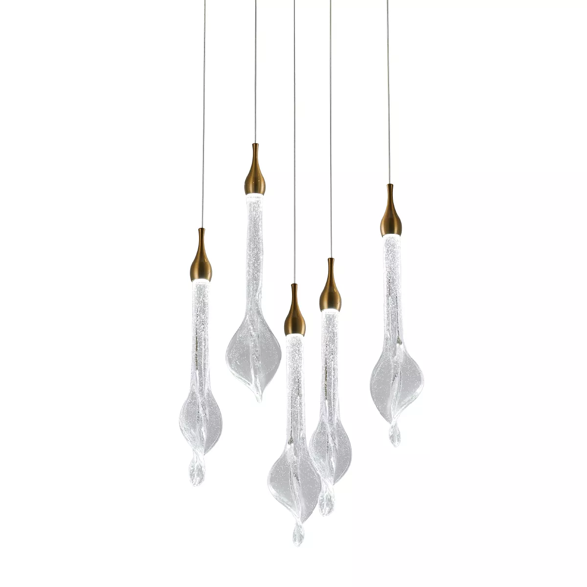 

Подвесной светильник Delight Collection OD2433-5 gold/clear