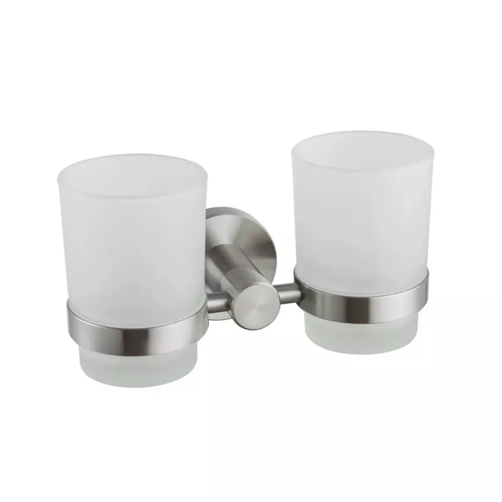 

Стакан для ванной комнаты двойной D-Lin D212280, сталь