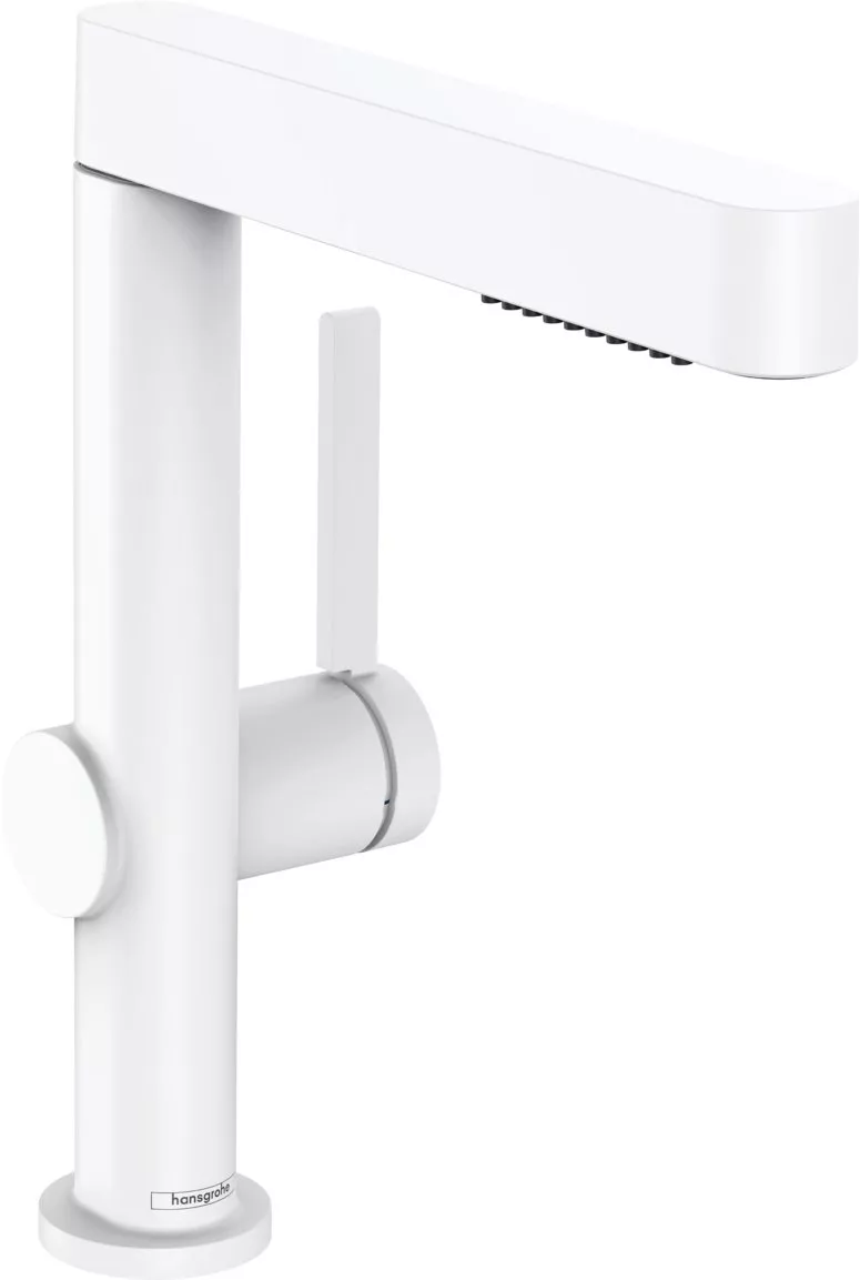 

Смеситель для раковины Hansgrohe Finoris 230 76063700 матовый белый