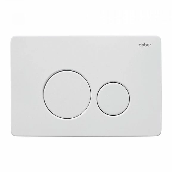 

Клавиша смыва Abber AC0121MW белая матовая