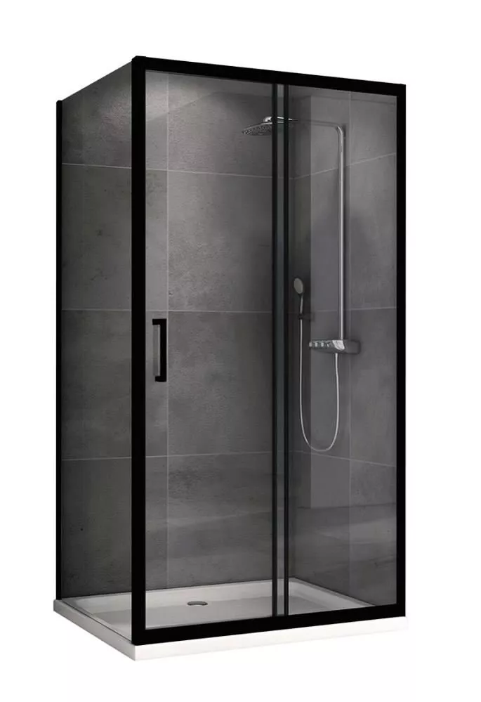 

Душевой уголок ABBER Schwarzer Diamant 120х100 профиль черный (AG30120B-S100B-S100B)