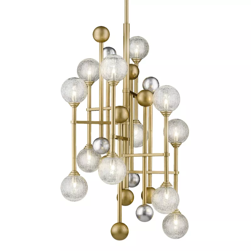 

Люстра на штанге Delight Collection Fluxus P68084-12 gold