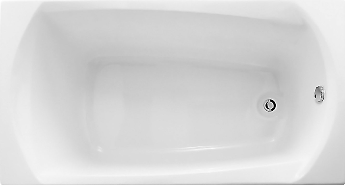 Акриловая ванна 1MarKa Elegance 130х70, цвет белый 2200000061713 - фото 1