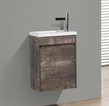 

Тумба под раковину BelBagno Pietra mini 46 L темное дерево