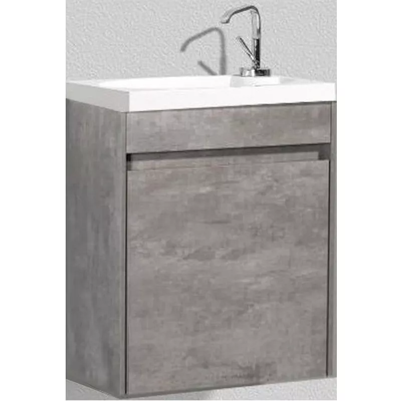 

Тумба с раковиной BelBagno Pietra mini 46 R серый