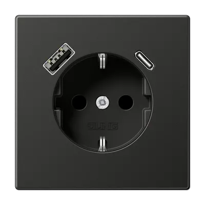 

Розетка 2K+З USB Typ AC Jung AL1520-15CAAN