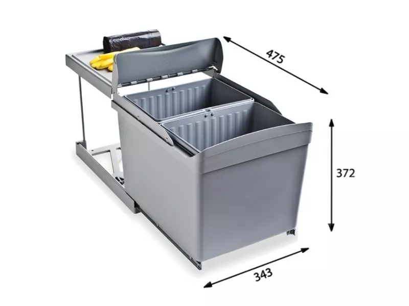 

Система сортировки мусора ALBIO 30 2X16 L ALVEUS,