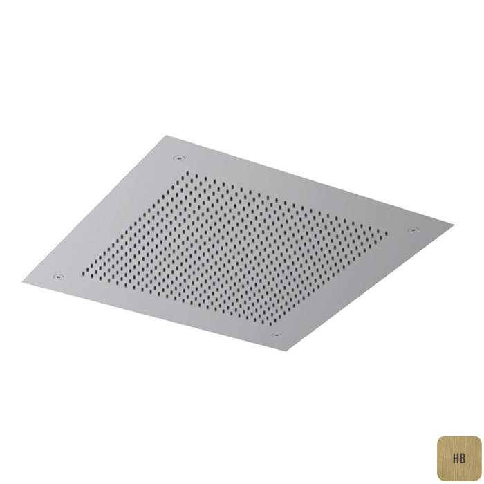 ALMAR Velvet rain Встроенный потолочный душ 380х380 мм 1 режим душ Velvet rain сталь PVD цвет латунь браширован 273401₽